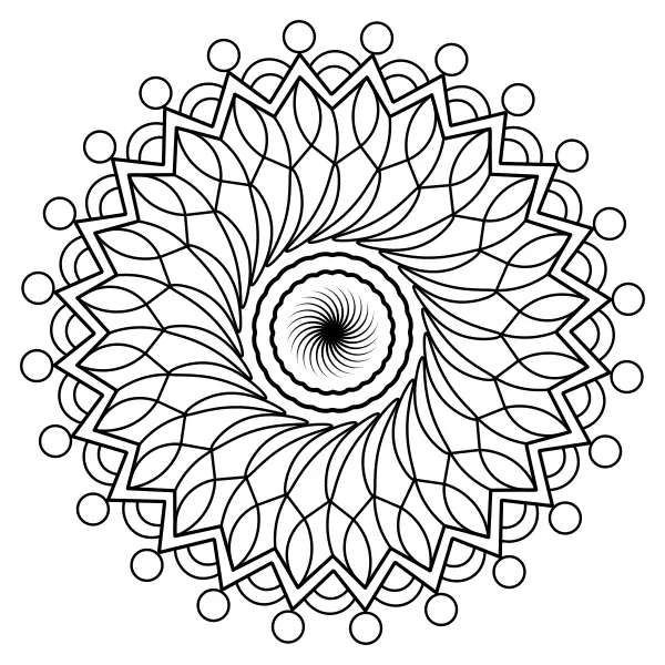Mandala 2 | Coloriages en ligne pour enfants