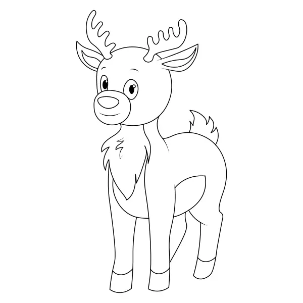 Renne | Coloriages en ligne pour enfants