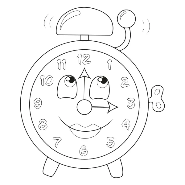Réveil | Coloriages en ligne pour enfants