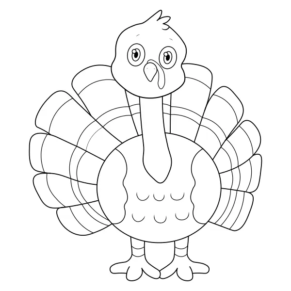 Dinde | Coloriages en ligne pour enfants