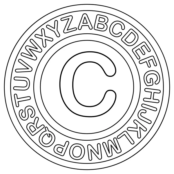 La lettre C | Coloriages en ligne pour enfants