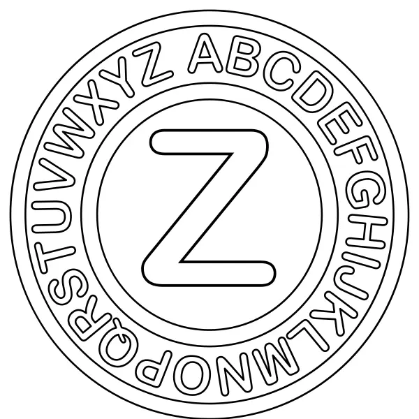 La lettre Z | Coloriages en ligne pour enfants
