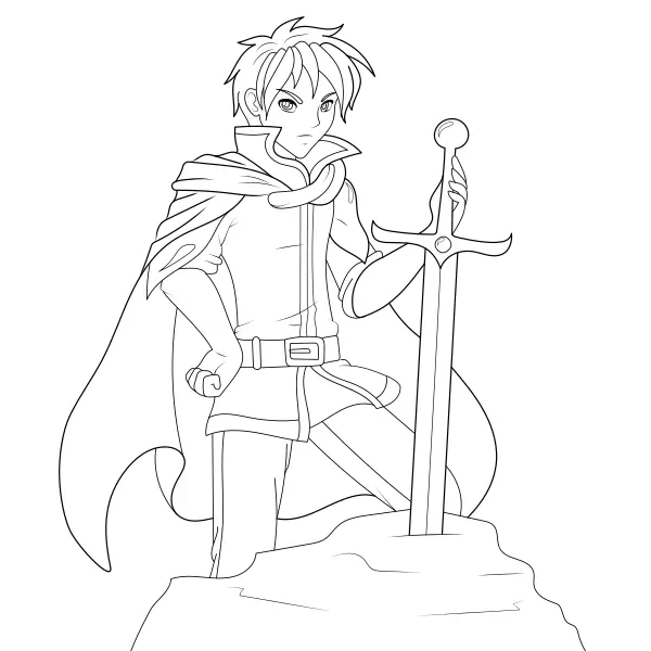 L’anime « Le Prince » | Coloriages en ligne pour enfants