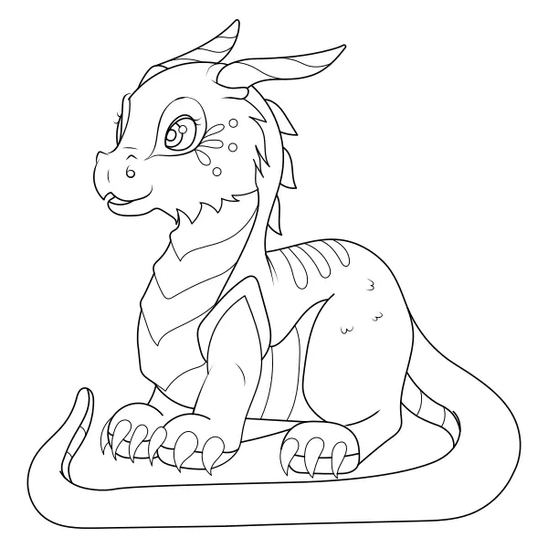 Dragon | Coloriages en ligne pour enfants