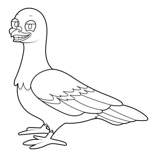 Pigeon | Coloriages en ligne pour enfants