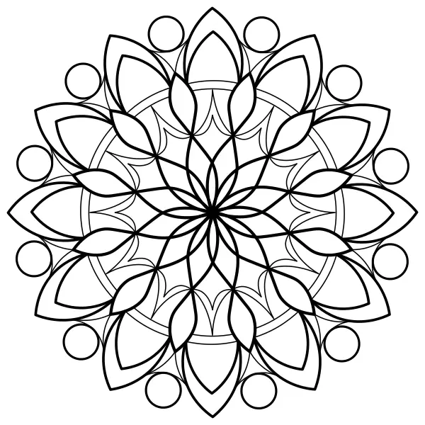 Mandala 5 | Coloriages en ligne pour enfants