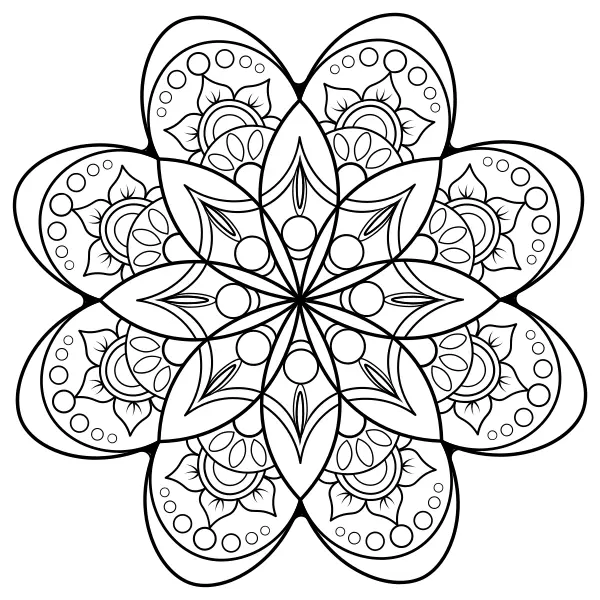 Mandala 13 | Coloriages en ligne pour enfants