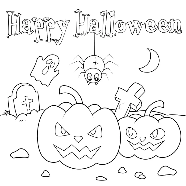 Joyeux Halloween ! | Coloriages en ligne pour enfants