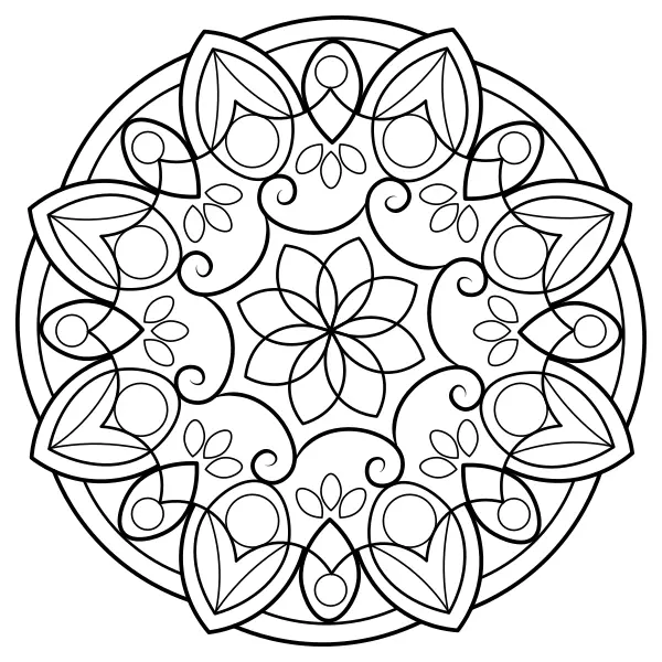 Mandala 7 | Coloriages en ligne pour enfants