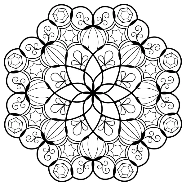 Mandala 10 | Coloriages en ligne pour enfants