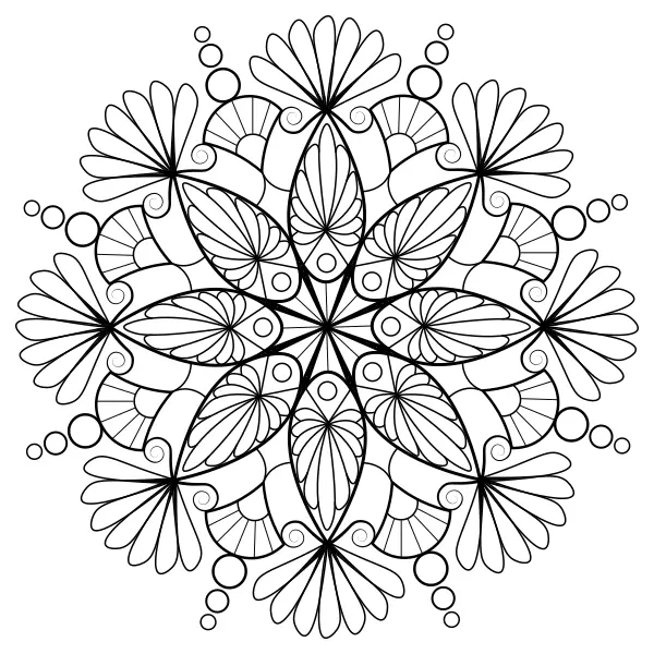 Mandala d’oiseaux | Coloriages en ligne pour enfants