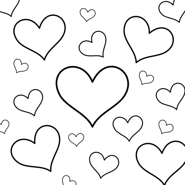 Cœurs | Coloriages en ligne pour enfants
