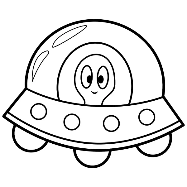 Extraterrestre | Coloriages en ligne pour enfants