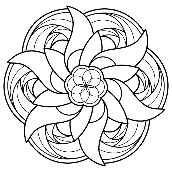 Mandala 16 | Coloriages en ligne pour enfants