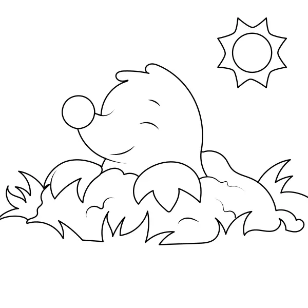 La Taupe | Coloriages en ligne pour enfants