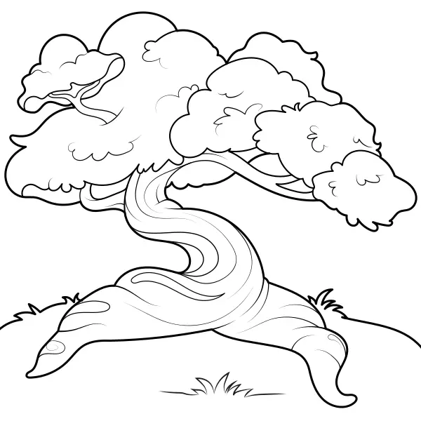 Arbre | Coloriages en ligne pour enfants
