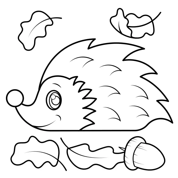 Hérisson | Coloriages en ligne pour enfants