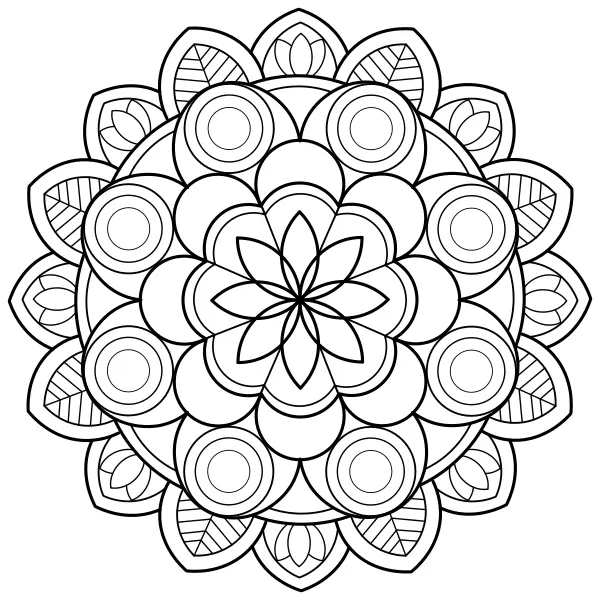 Mandala 18 | Coloriages en ligne pour enfants