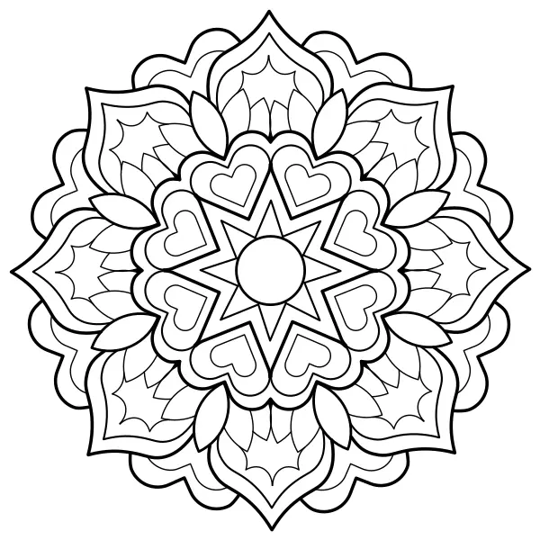 Mandala 19 | Coloriages en ligne pour enfants