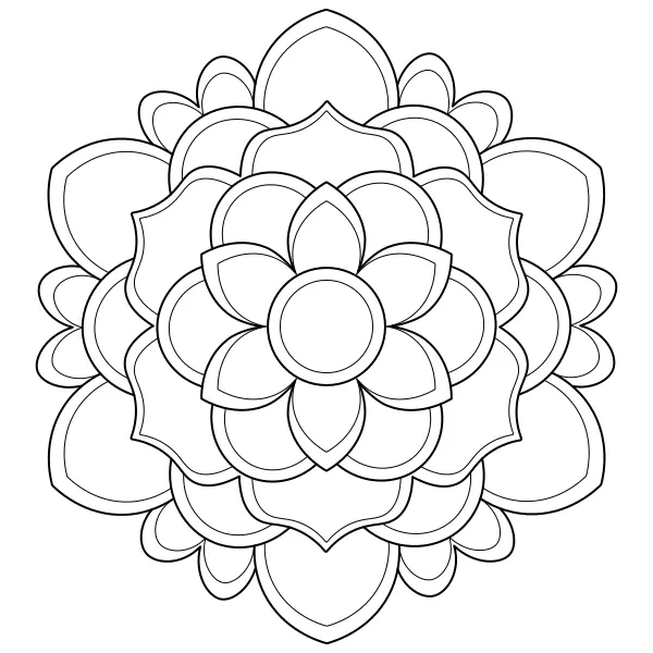 Mandala 62 | Coloriages en ligne pour enfants