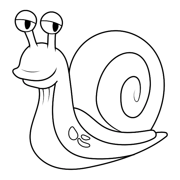 L’escargot | Coloriages en ligne pour enfants