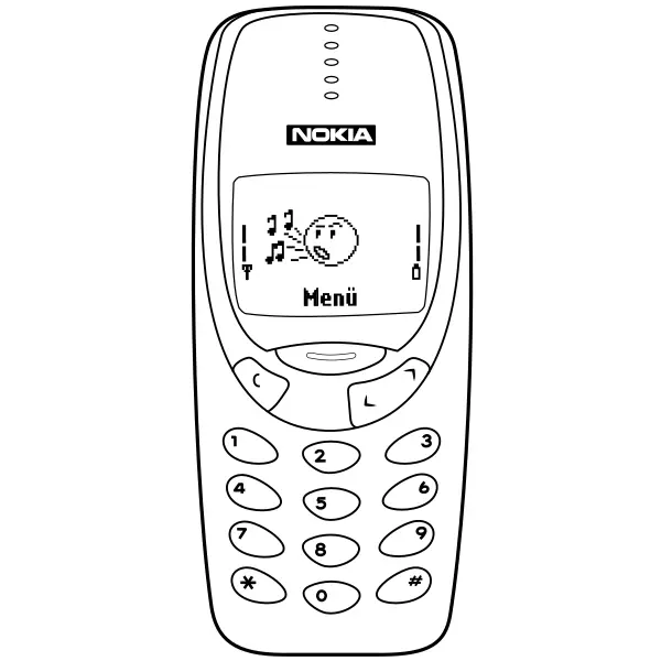 Nokia 3310 | Coloriages en ligne pour enfants
