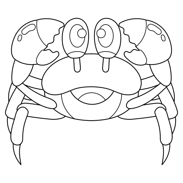Crabe | Coloriages en ligne pour enfants