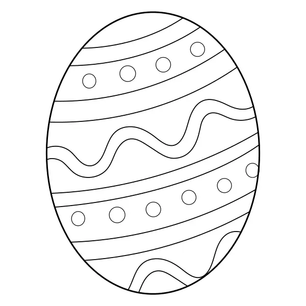 Œuf de Pâques | Coloriages en ligne pour enfants