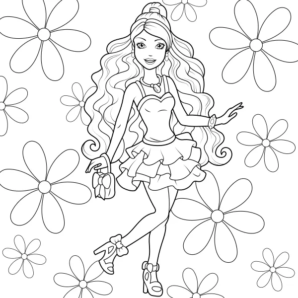 Barbie | Coloriages en ligne pour enfants