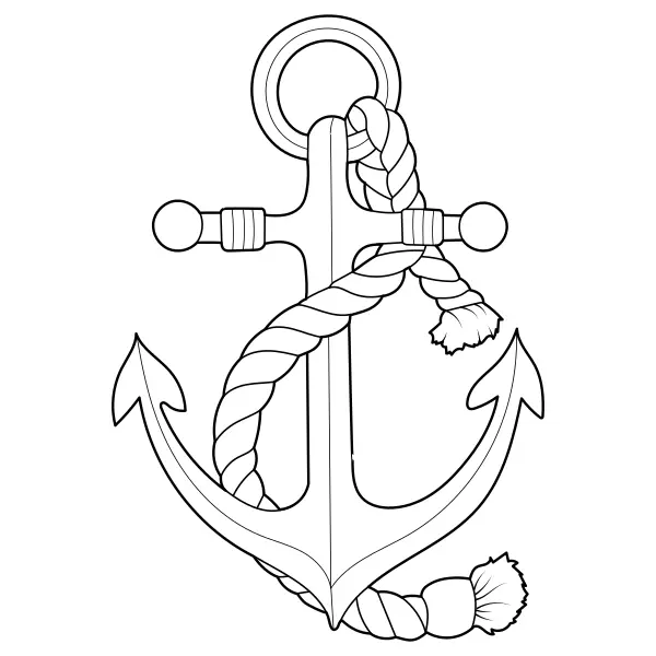 L’ancre | Coloriages en ligne pour enfants