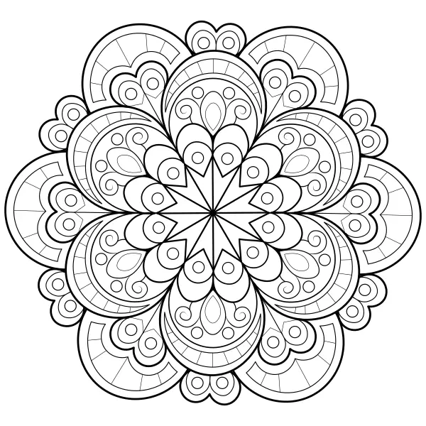 Mandala 23 | Coloriages en ligne pour enfants