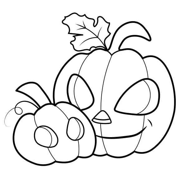 Courges | Coloriages en ligne pour enfants