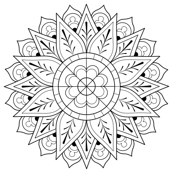 Mandala 25 | Coloriages en ligne pour enfants