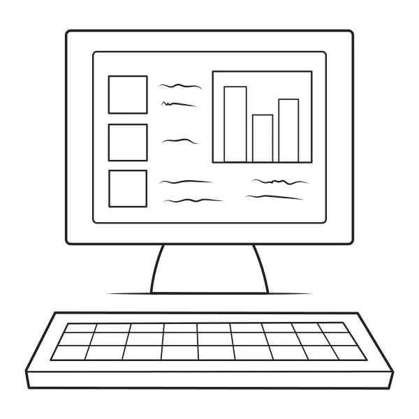 Ordinateur | Coloriages en ligne pour enfants