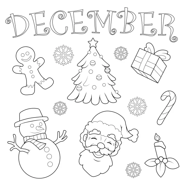 Collection de Noël | Coloriages en ligne pour enfants