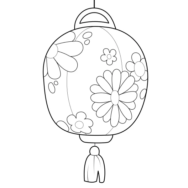 Lanterne | Coloriages en ligne pour enfants