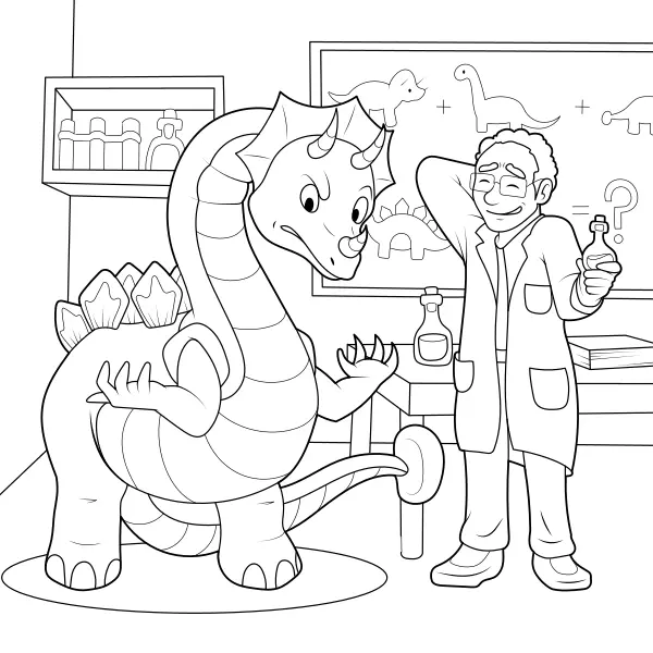 Une expérience ratée | Coloriages en ligne pour enfants