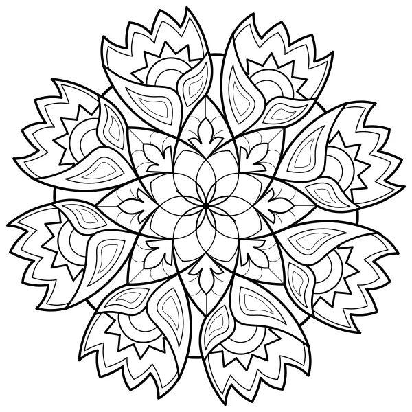 Mandala 27 | Coloriages en ligne pour enfants