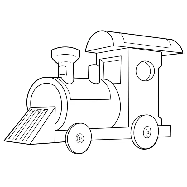 Locomotive | Coloriages en ligne pour enfants