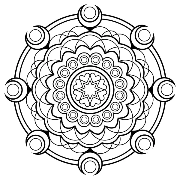 Mandala 28 | Coloriages en ligne pour enfants