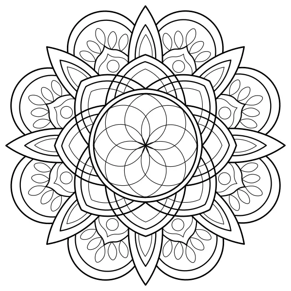 Mandala 33 | Coloriages en ligne pour enfants