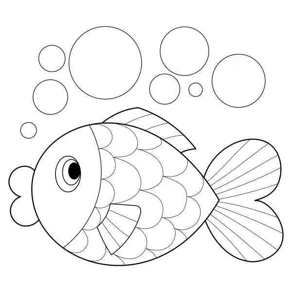 Poisson | Coloriages en ligne pour enfants