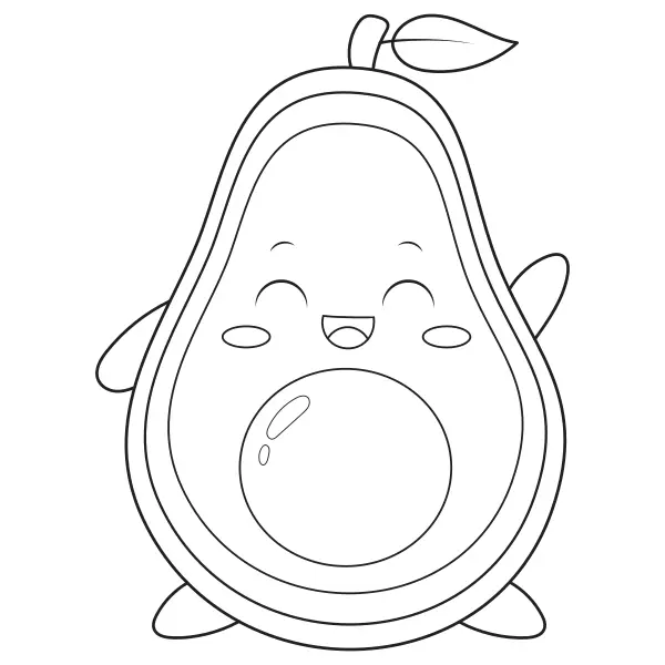 Avocat | Coloriages en ligne pour enfants