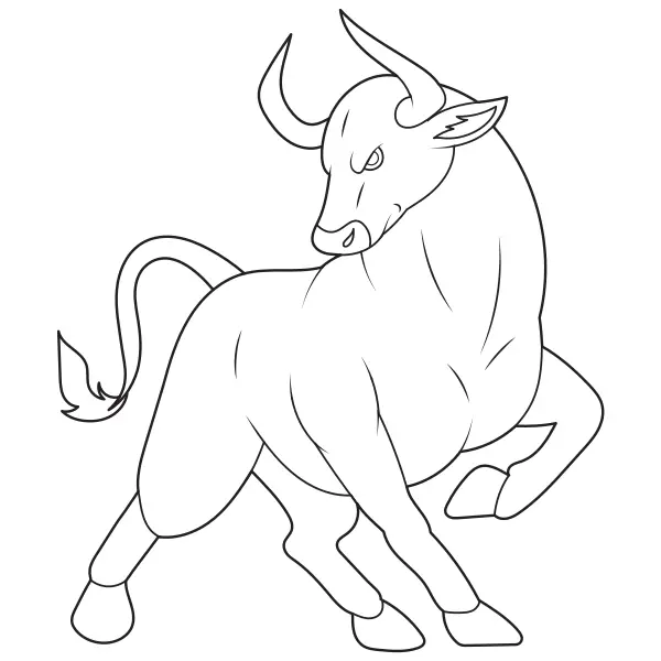 Taureau | Coloriages en ligne pour enfants
