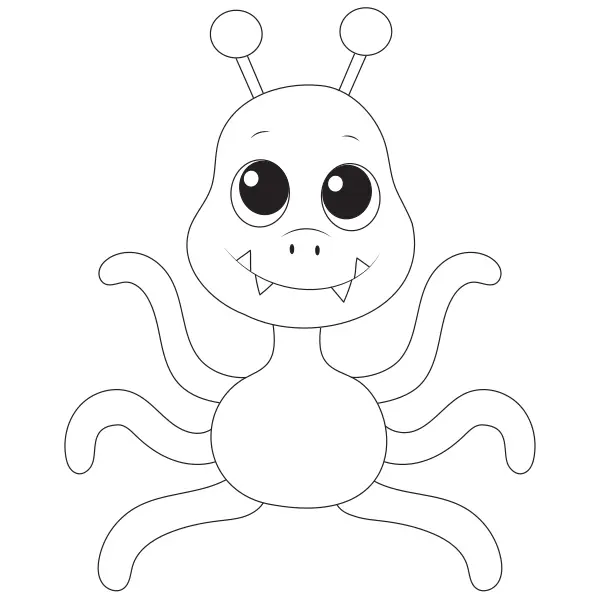 Extraterrestre | Coloriages en ligne pour enfants