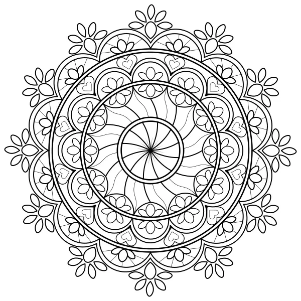 Mandala 35 | Coloriages en ligne pour enfants