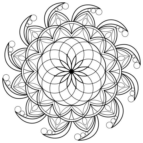Mandala 36 | Coloriages en ligne pour enfants