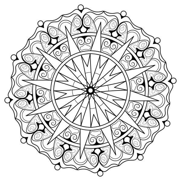 Mandala 37 | Coloriages en ligne pour enfants