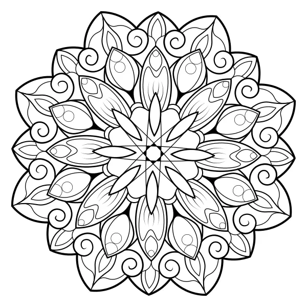 Mandala 38 | Coloriages en ligne pour enfants
