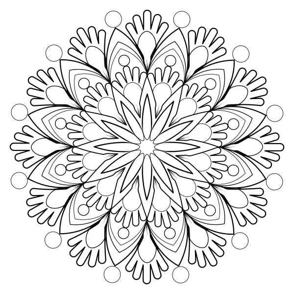 Mandala 42 | Coloriages en ligne pour enfants